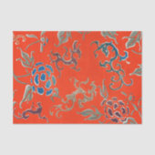 JAPANESE PATTERN RED Tissue Paper Tissuepapier (Voorkant)