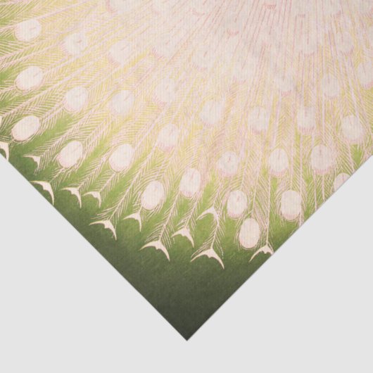 JAPANESE PEACOCK-tissuepapier Tissuepapier (Detail)