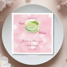 Japanese Pink Matcha Vrijgezellenfeest Servet