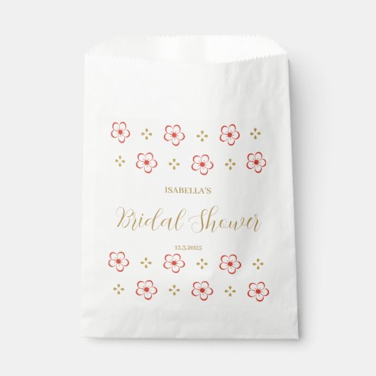 Japanese Plum Blossom Design Bedankzakje (Voorkant)