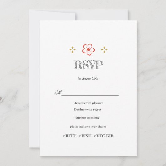  Japanese Plum Blossom Design Kaart (Voorkant)