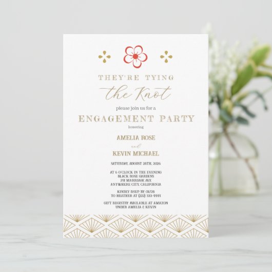 Japanese Plum Blossom Design Kaart (Staand voorkant)