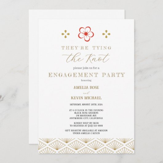  Japanese Plum Blossom Design Kaart (Voorkant / Achterkant)