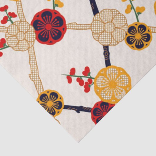Japanese Plum Blossom Pattern Tissuepapier (Detail)