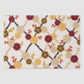 Japanese Plum Blossom Pattern Tissuepapier (Voorkant)