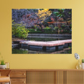 Japanese Pond Canvas Afdruk (Insitu (Woonkamer))