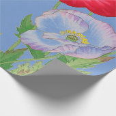 JAPANESE POPPIËNTEN MET FLESJES CADEAUPAPIER (Hoek)