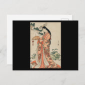 Japanese Princess Catching a Spider Briefkaart (Voorkant / Achterkant)