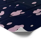 Japanese Rainy Cozy Cherry Blossom Street Anime Poster (Hoek)