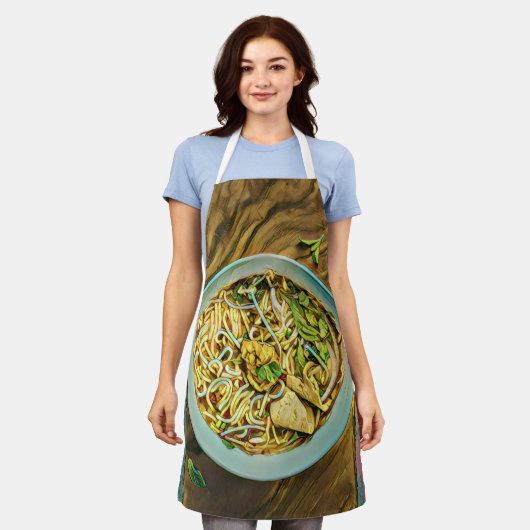 Japanese Ramen Lovers Schort (Gedragen)