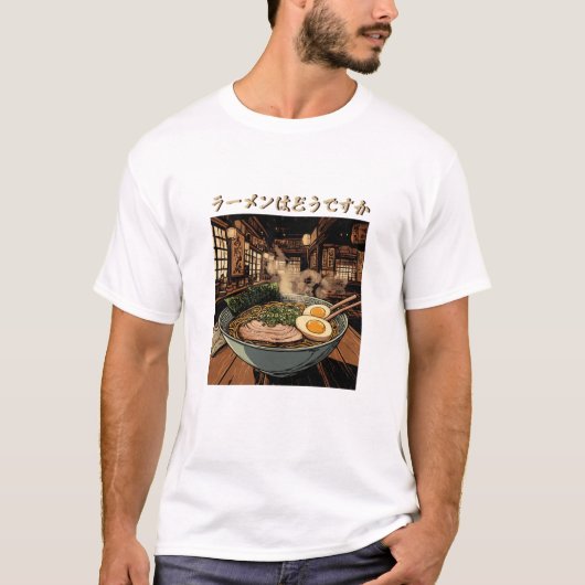 Japanese Ramen T-shirt (Voorkant)