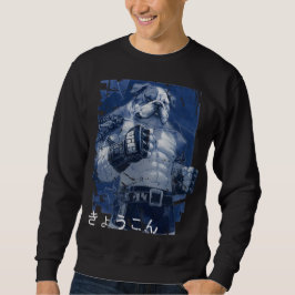 Japanese Retro Anime Bulldog MMA Mixed Martial Art Trui