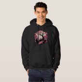 Japanese Sakura Garden Geisha Mount Fuji Cherry Bl Hoodie (Voorkant volledig)