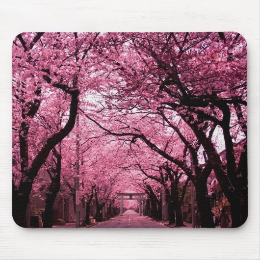 Japanese Sakura Spring Mouse Mat Muismat (Voorkant)