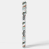 Japanese Sakura Umbrella Pattern Monogrammed Case-Mate iPhone Case (Achterkant / Rechts)