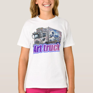 Japanese Sakura Wave Art Truck "DEKOTORA" T-shirt