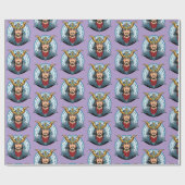 Japanese samurai cadeaupapier (Vlak)