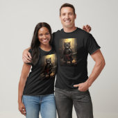 Japanese Samurai Cat Warrior Japan Ninja Kitten (2 T-shirt (Unisex)