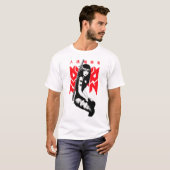Japanese Samurai Cool Girl Urban Style  T-shirt (Voorkant volledig)