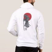 Japanese samurai fighter hoodie (Achterkant)