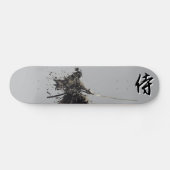 Japanese Samurai Ink Wash Paint  Persoonlijk Skateboard (Horizontaal)