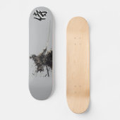 Japanese Samurai Ink Wash Paint  Persoonlijk Skateboard (Voorkant)