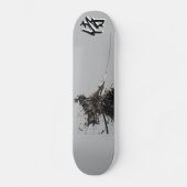 Japanese Samurai Ink Wash Paint  Persoonlijk Skateboard (Voorkant)