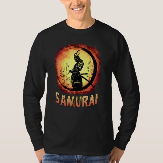 Japanese Samurai Katana Ancient Oni Ronin Asian Wa T-shirt (Voorkant)