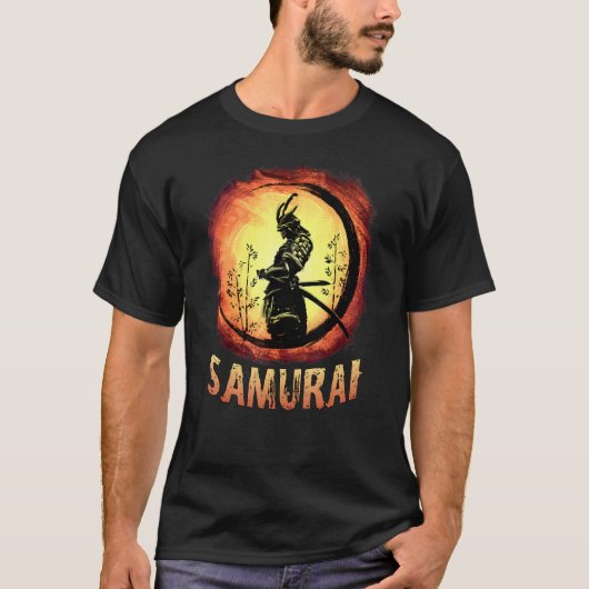 Japanese Samurai Katana Ancient Oni Ronin Asian Wa T-shirt (Voorkant)