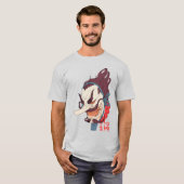 Japanese Samurai Mask Urban Style T-shirt (Voorkant volledig)