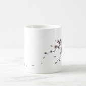 Japanese Samurai&Sakura Ink Art Mug Koffiemok (Center)