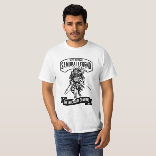 Japanese "Samurai" T-shirt (Voorkant volledig)
