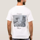 Japanese　Samurai&Ukiyoe Men's Tee T-shirt (Achterkant)