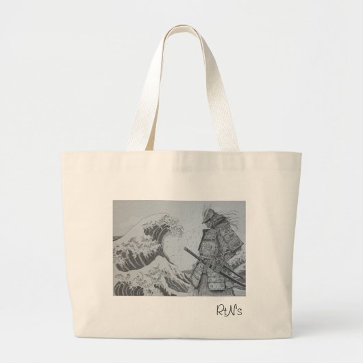 Japanese Samurai&Ukiyoe tote bag (Voorkant)