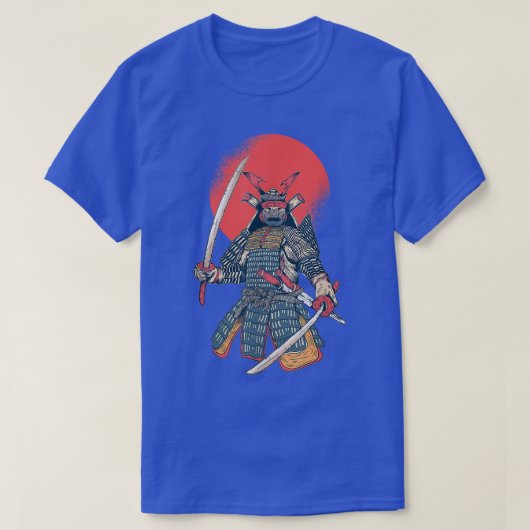 Japanese Samurai Warrior Illustration  Sunset  (2) T-shirt (Design voorkant)