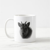 Japanese Serow Black & White Fine Art Mug Koffiemok (Links)