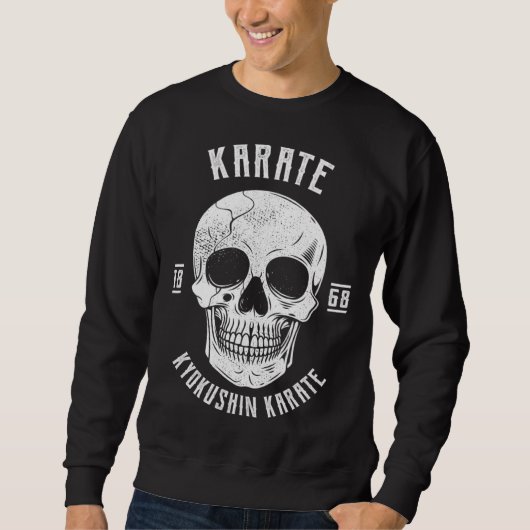 Japanese Skull Karate Trui (Voorkant)