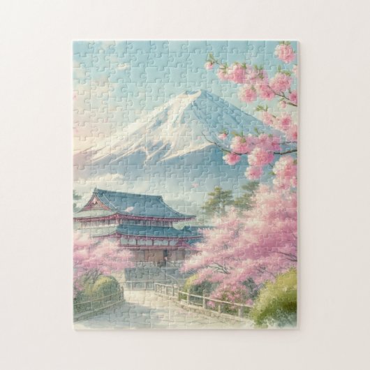 Japanese Spring – Cherry Blossoms Puzzle Legpuzzel (Verticaal)