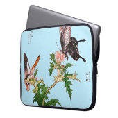 JAPANESE STROMEN MET BUTTERFLIES Electronics Bag Laptop Sleeve (Voorkant Links)