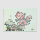 JAPANESE STROOMAFDRUKKING MET BEENTSTE papieren Tissuepapier (Voorkant)