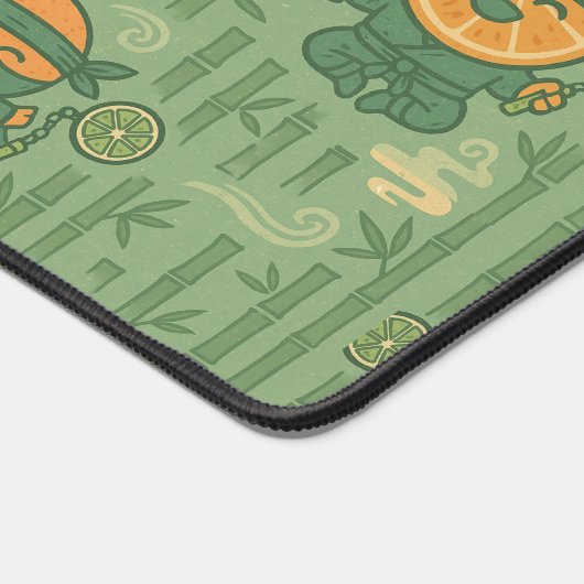 Japanese Style Orange Ninja Repeating Bureaumat (Hoek)