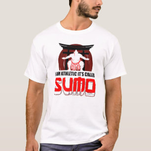 Japanese Sumo Wrestler Athletic In Mawashi Torii T-shirt