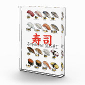 Japanese SUSHI illustration design Fotoblokken (Rechts)