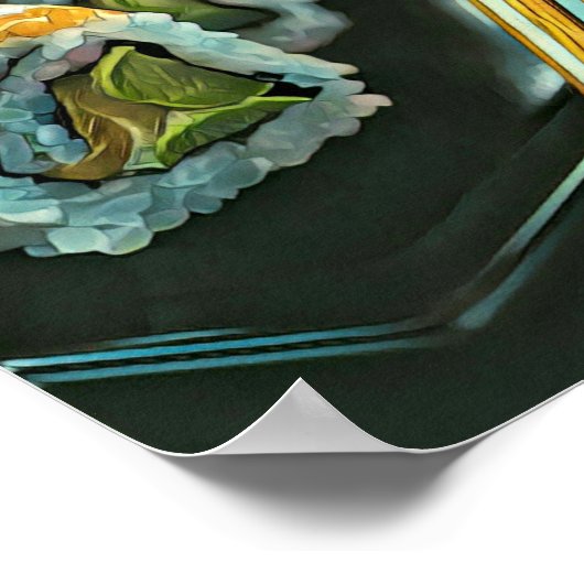 Japanese sushi poster (Hoek)