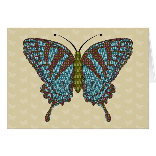 Japanese Swallowtail Card (Voorkant Horizontaal)
