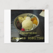JAPANESE SWEETS ANMITSU BRIEFKAART (Voorkant)