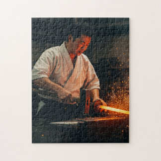 Japanese Swordsmith Spirit 魂を打ち込む刀鍛冶 Legpuzzel