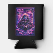 Japanese Synthwave Sci Fi UFO Scuba Cool Gamer Blikjeskoeler (Voorkant)