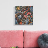 Japanese tattoo art canvas afdruk (Insitu (Woonkamer))