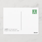 Japanese terrier paper-cutting /日本テリア・切り絵 トートバッグ briefkaart (Achterkant)